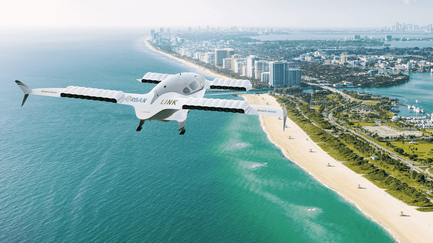 Lilium UrbanLink Miami Florida eVTOL air taxi
